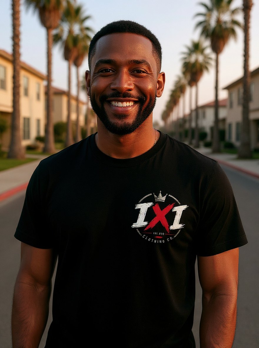 IXI crown tee, front