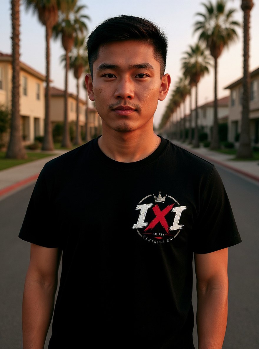 IXI crown tee, front