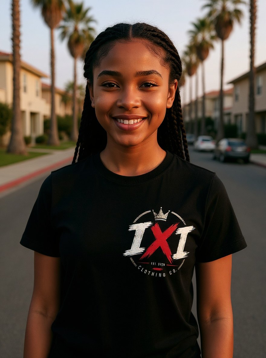 IXI crown tee, front
