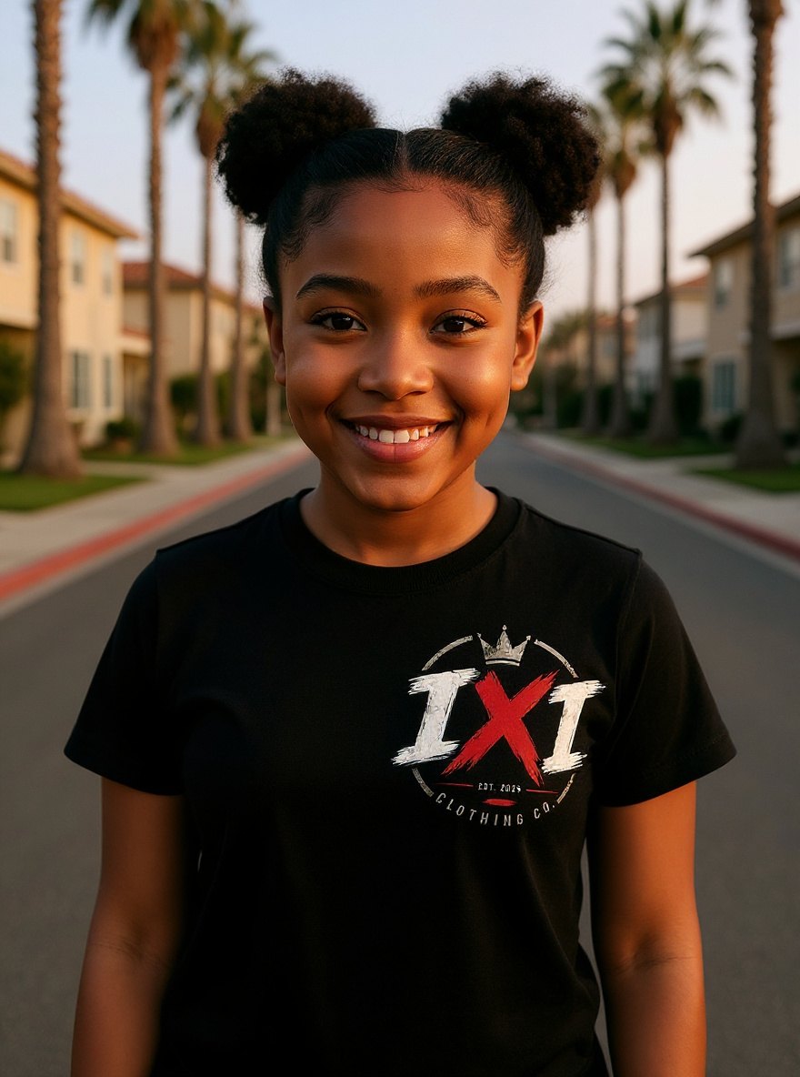 IXI crown tee, front